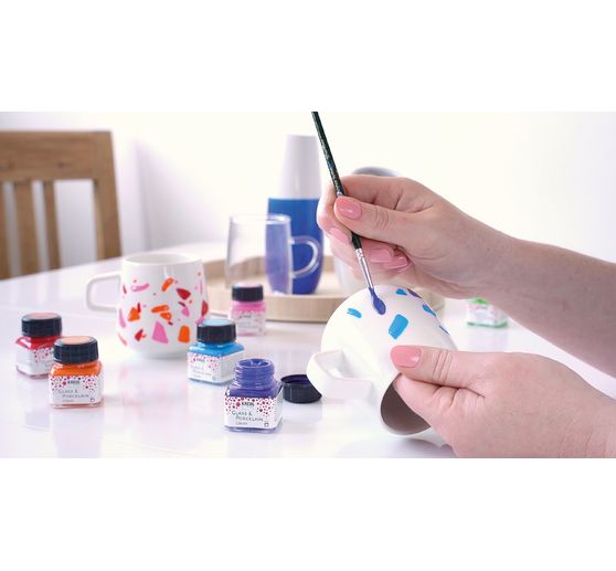 KREUL Glass & Porcelain Classic-Set "Color Living"