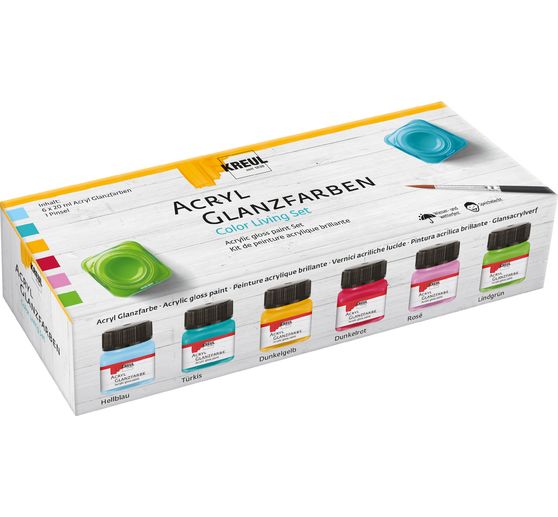 KREUL Acryl Glanzfarben-Set "Color Living"