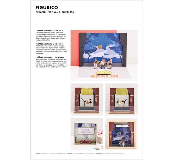 Rico Design Paper backdrop block "FIGURICO"