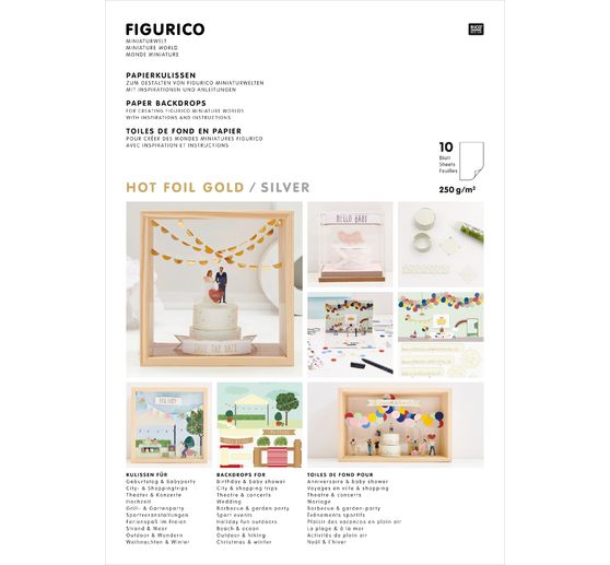 Rico Design Paper backdrop block "FIGURICO"