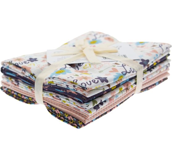 Assortiment de tissus Patchy « Hearts & Flowers »