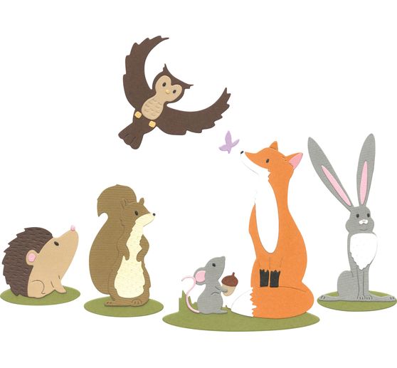 Gabarit d’estampe Sizzix Thinlits « Forest Animals »