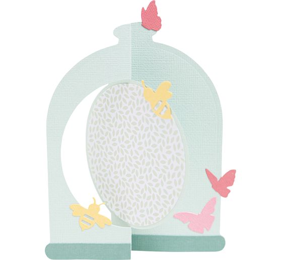 Sizzix Thinlits Stanzschablone "Card, Bell Jar"