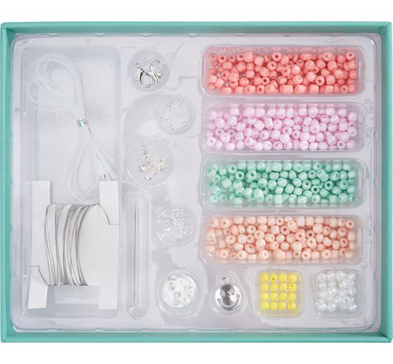 Pearl jewelry set "Sweet Flowers"