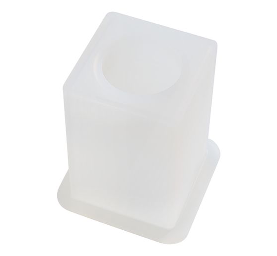 Silicone casting mould "Tealight mold square"