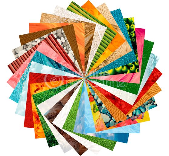 Folding paper assortment "Nature"