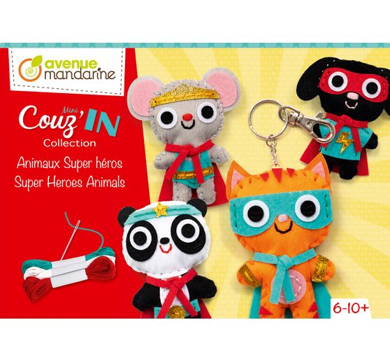 Boîte créative Avenue Mandarine « Mini Couz'IN – Superhéros »