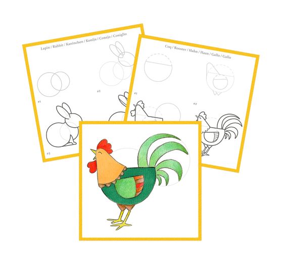Carnet de dessin Avenue Mandarine « Graffy Nature Learn – La ferme »