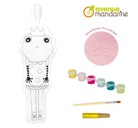 Poupée à peindre Avenue Mandarine Friends to Paint « Georgette la grenouille »