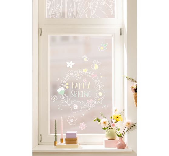 Fensterbilder Vorlagen "Bloom & Grow"