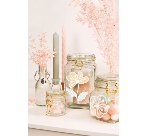Fensterbilder Vorlagen "Bloom & Grow"