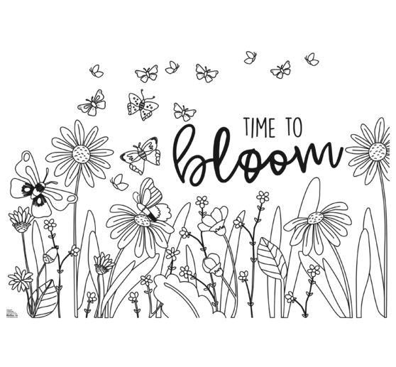 Fensterbilder Vorlagen "Bloom & Grow"
