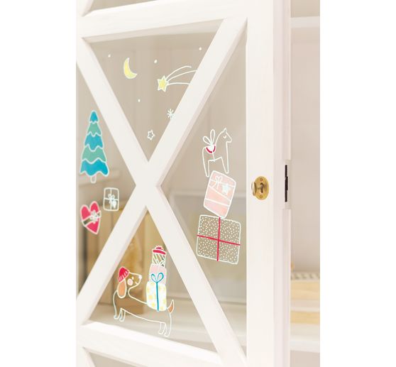 Fensterbilder Vorlagen "Cosy Winter"