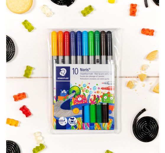 Feutres de coloriage double pointe STAEDTLER Noris