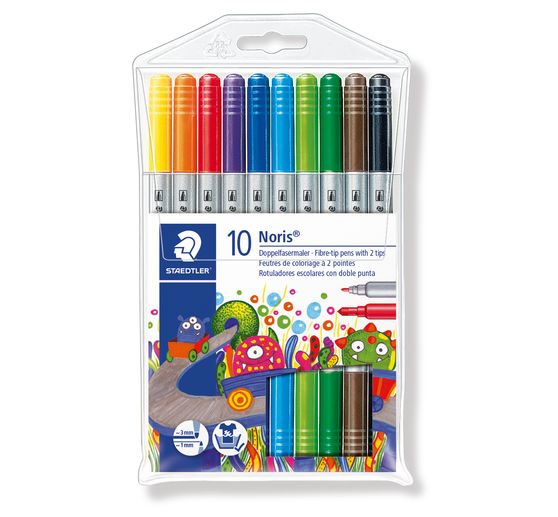 Feutres de coloriage double pointe STAEDTLER Noris