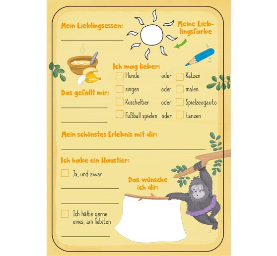 Freundebuch "Meine tierisch tollen Freunde"