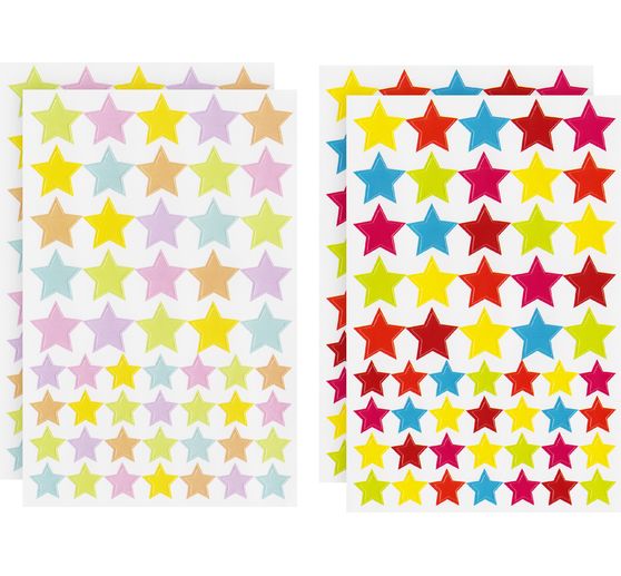 Stickers « Etoiles multicolores »