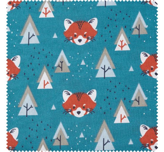 Cotton fabric "Little Fox"