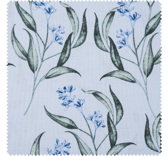 Cotton fabric "Most Beautiful" Bluma blue