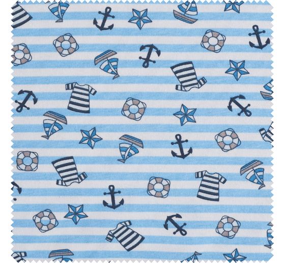 Jersey fabric "Happy Sailor"