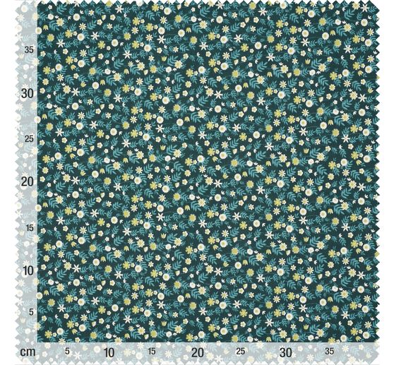 Tissu coton au mètre « Fleurettes »