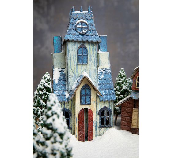 Set de gabarits d'estampe Sizzix Thinlits « Village Collection by Tim Holtz »