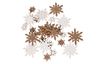 Scatter decoration snowflake "Snaedis", white/gold