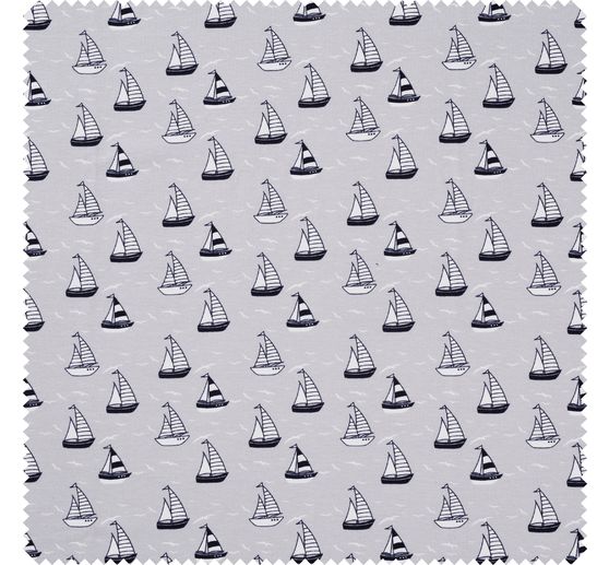 Jersey-Stoff "Segelschiffe"