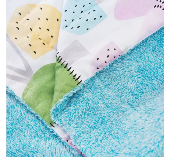 Motiv-Stoff Satinoptik "Bunte Pilze"