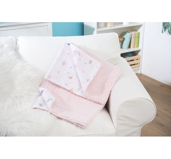 Fleece-Stoff "Lamm Rosé"