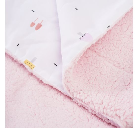 Fleece-Stoff "Lamm Rosé"
