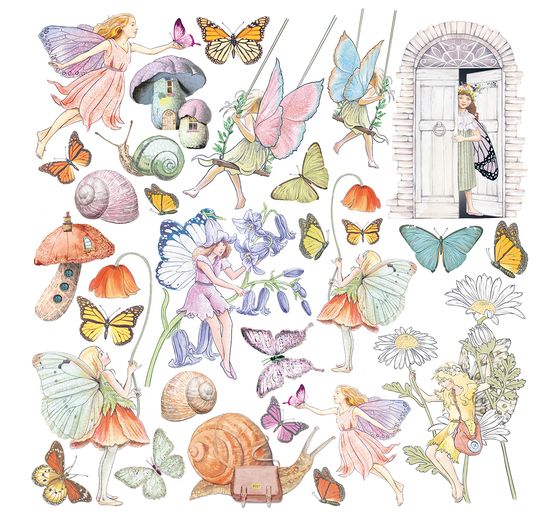 Scrapbook-Papier "Enchanted Land"