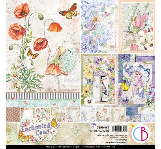 Scrapbook paper "Enchanted Land"