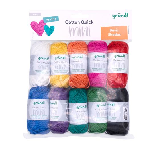 Fils Gründl Coton Quick minis « Basic shades »