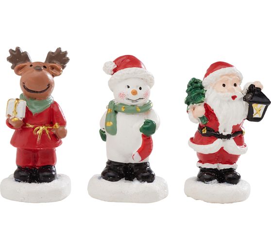 VBS Mini Figuren "Santa, Elch und Schneemann"