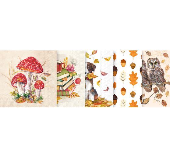 Assortiment de serviettes VBS « Automne »