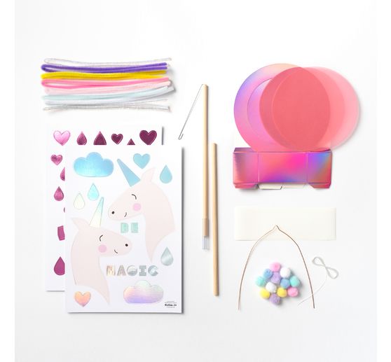 Laternen-Bastelset "Sweet Rainbow"
