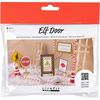 Mini Craft kit elf door "Under construction"