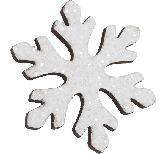 Assortiment de pièces à disperser VBS « Flocon de neige et étoile »