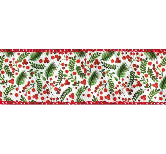 Taffeta ribbon "Branches"
