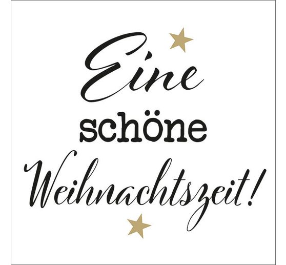 Serviette « Weihnachtszeit »