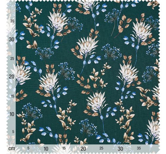 Baumwoll-Stoff "Brilliant" Bright Flowers