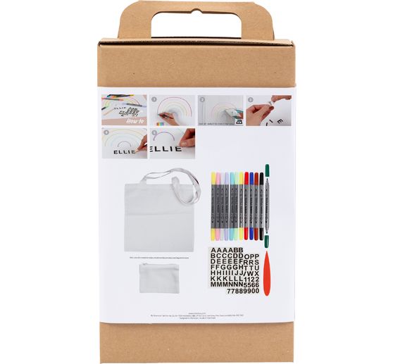 Kreativset Textildekoration "Taschen"