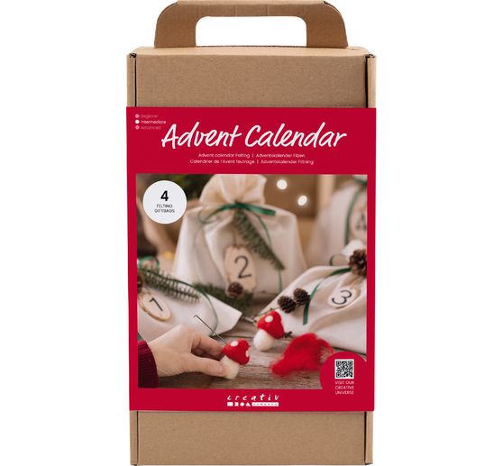 Kit créatif calendrier de l’Avent « Feutrage »