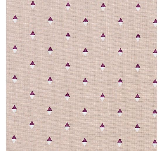Tissu coton au mètre « Brilliant », Losange