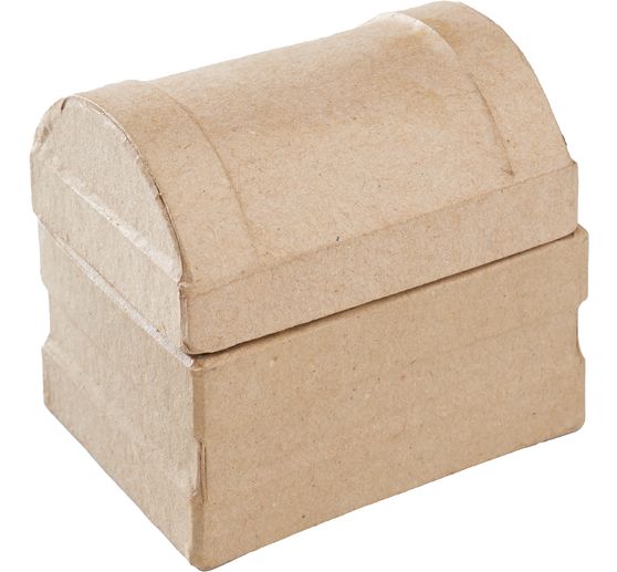 Coffret à couvercle bombé VBS, papier mâché, 6 pc.