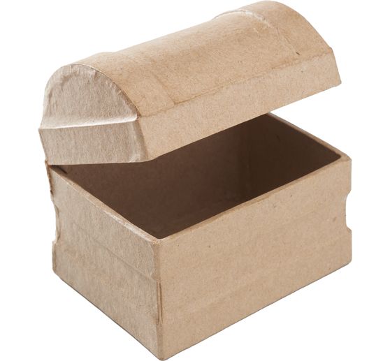 Coffret à couvercle bombé VBS, papier mâché, 6 pc.