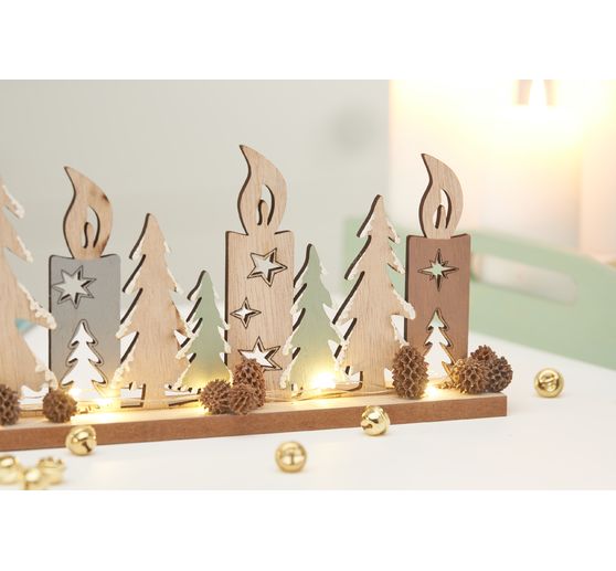 Décoration de bougies pour Noël - VBS Hobby
