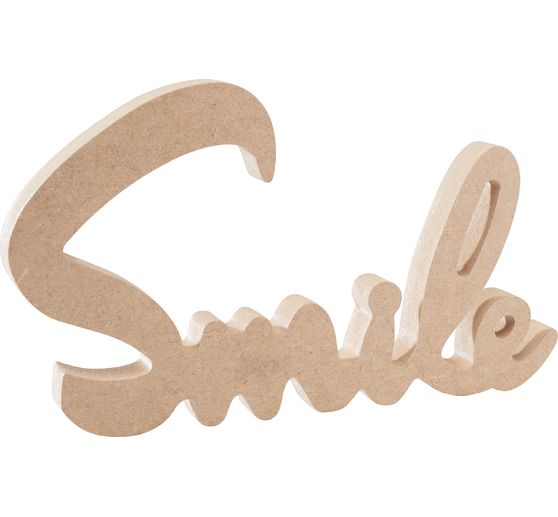 Schriftzug "Smile"