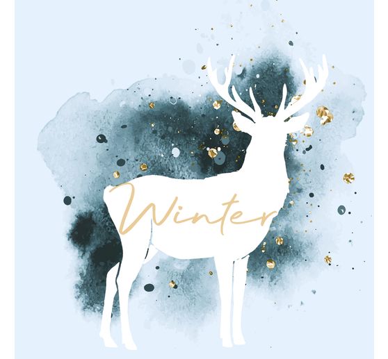 Serviette « Watercolor Winter »